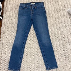 Madewell 9” mid-rise skinny crop jean